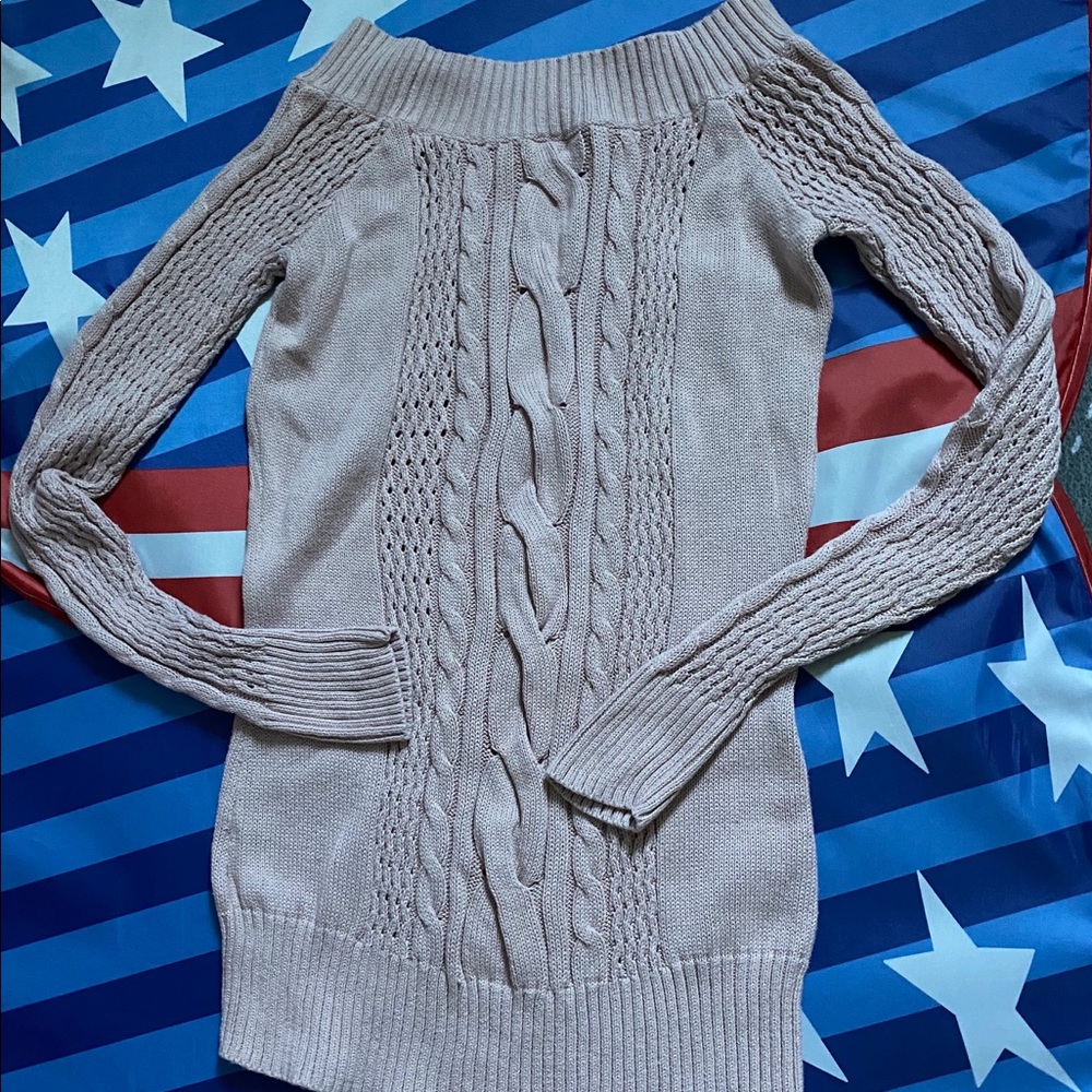 🌸GUESS drop shoulder open sweater ( L )